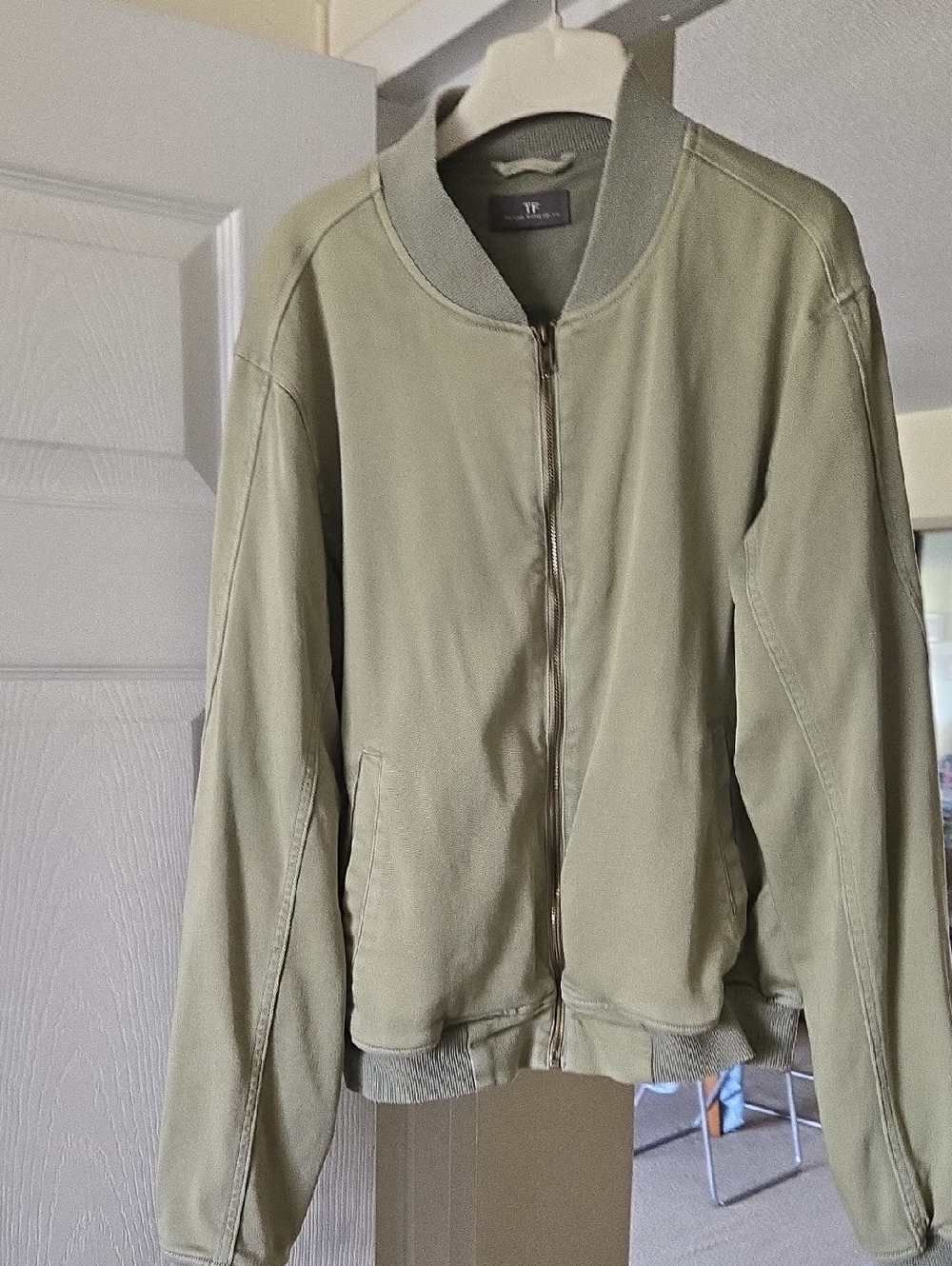 Olive Green Bomber Jacket